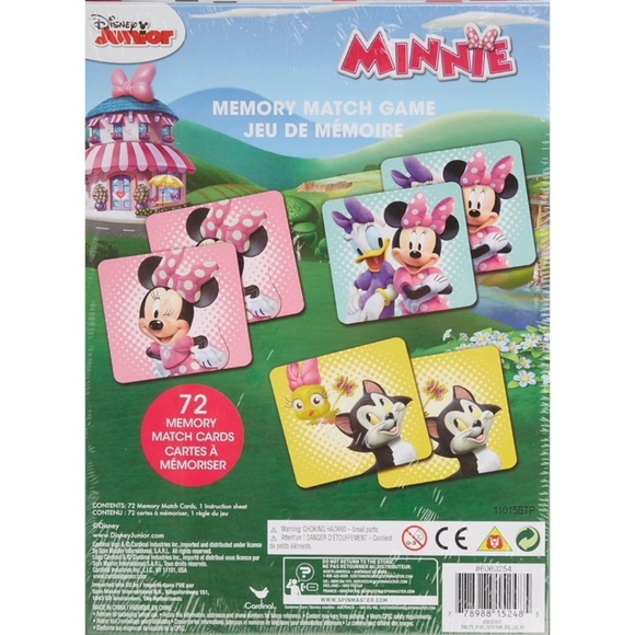 NIB Minnie Memory Match Game 72 Memory Match Cards! - Picture 4 of 4